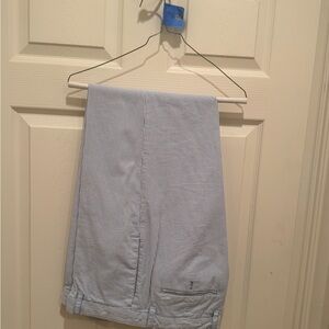 Izod Seersucker Blue Striped Pants